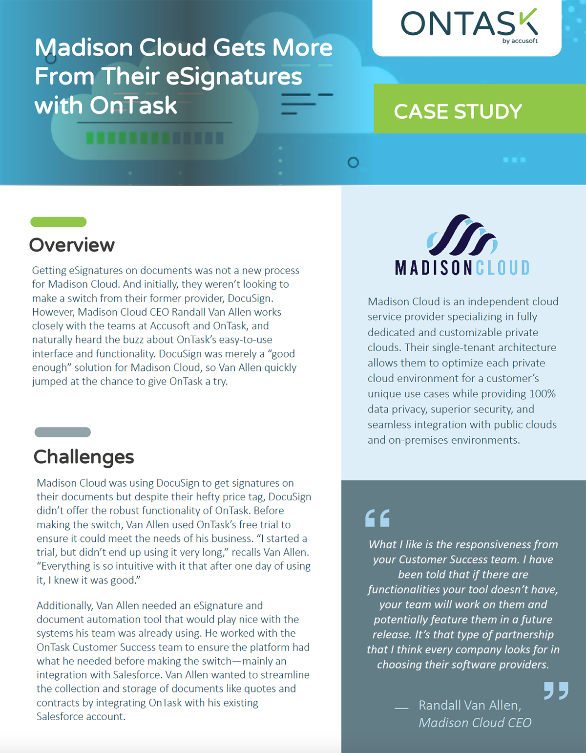 Cover of case study